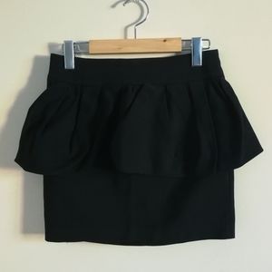 ZARA peplum miniskirt S